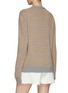 Back View - Click To Enlarge - JOSHUA’S - STRIPED SMILEY POCKET CREWNECK SWEATER