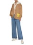 Figure View - Click To Enlarge - JOSHUA’S - SMILEY FACE POCKET DETAIL V-NECK KNIT CARDIGAN
