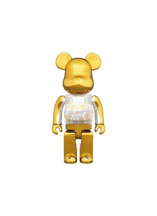 Main View - Click To Enlarge - TOYQUBE - ‘My First Baby’ Gold And Silver Toned 400% BE@RBRICK