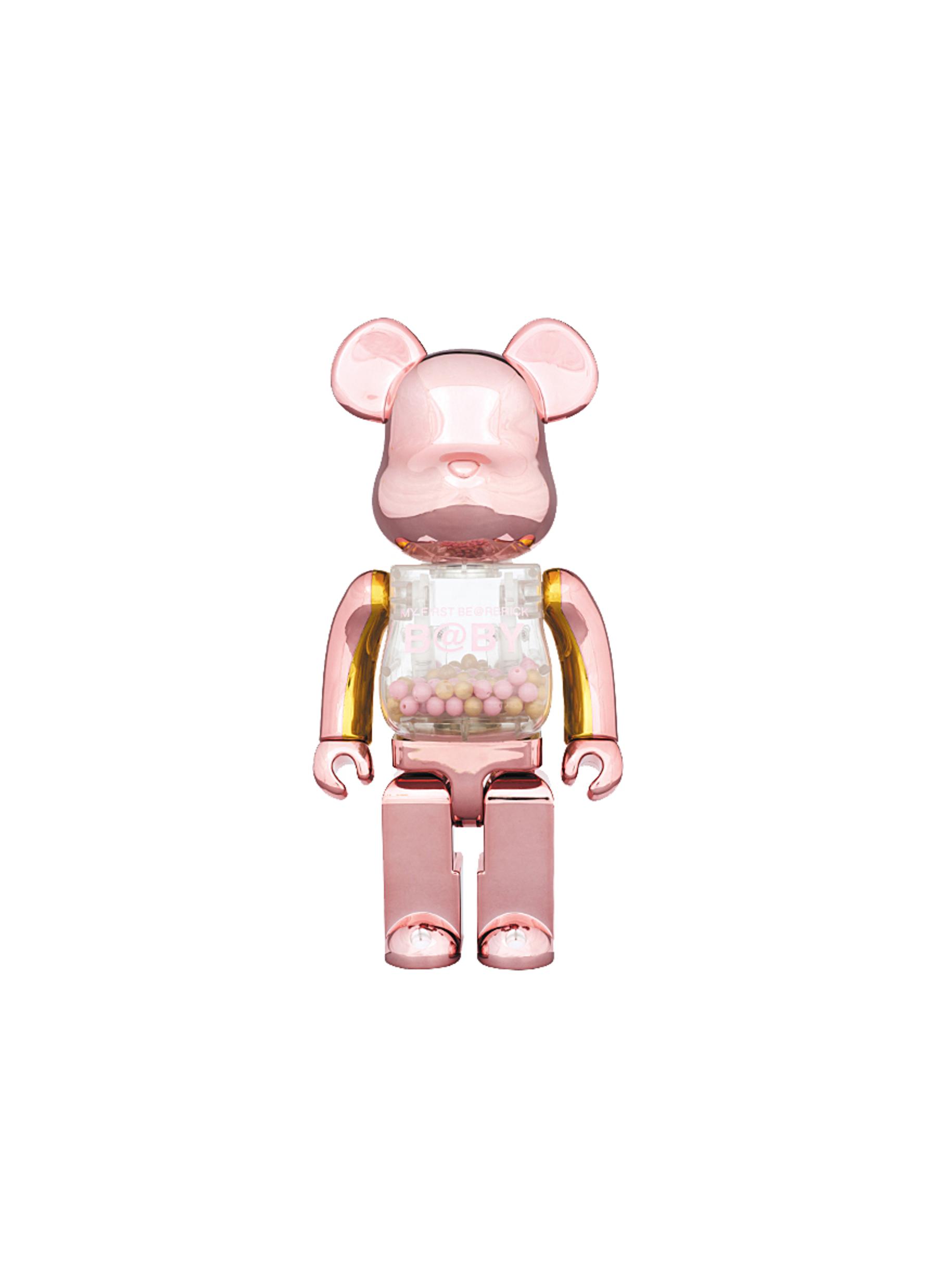 'My First Baby' Pink And Gold Toned 400% BE@RBRICK