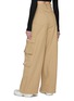 Back View - Click To Enlarge - THE FRANKIE SHOP - ‘Hailey’ Cotton Oversized High Waist Cargo Pants