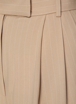  - THE FRANKIE SHOP - ‘Bea’ Pleated Pinstripe High Waist Straight Suiting Pants