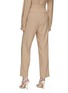 Back View - Click To Enlarge - THE FRANKIE SHOP - ‘Bea’ Pleated Pinstripe High Waist Straight Suiting Pants