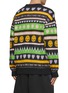 Back View - Click To Enlarge - JOSHUA’S - SMLEY HEART LANDSCAPE JACQUARD CREWNECK SWEATER