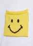  - JOSHUA’S - SMILEY FACE KNITTED PATCH CREWNECK SHORT SLEEVE T-SHIRT