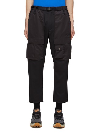 Main View - Click To Enlarge - WHITE MOUNTAINEERING - POCKET DETAIL TECH POLYESTER CARGO PANTS