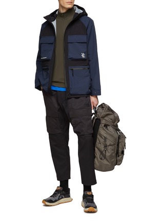 Figure View - Click To Enlarge - WHITE MOUNTAINEERING - POCKET DETAIL TECH POLYESTER CARGO PANTS