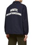 Back View - Click To Enlarge - WHITE MOUNTAINEERING - ‘GORTEX INFINIUM’ CONTRAST LETTERING COACH JACKET