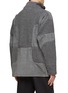 Back View - Click To Enlarge - WHITE MOUNTAINEERING - PACTWORK FLEECE ZIP SWEATER