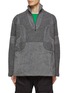 Main View - Click To Enlarge - WHITE MOUNTAINEERING - PACTWORK FLEECE ZIP SWEATER