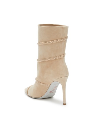 - RENÉ CAOVILLA - ‘Cleo’ Strass Embellished Suede Heeled Boots