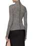 Back View - Click To Enlarge - RAG & BONE - ZIGZAG MOTIF SHAW PANELLED HIGH NECK LONG SLEEVE TOP