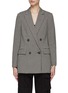 Main View - Click To Enlarge - RAG & BONE - DOUBLE BREASTED CHEQUERED BLAZER
