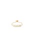 Detail View - Click To Enlarge - LANE CRAWFORD - Persée Matchy Matchy Set<br>'Aphrodite' Diamond Pearl 18K Gold Chain Ring & 'Danae' Diamond 18K Gold Bracelet