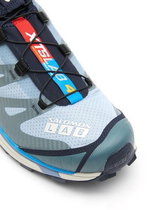 Detail View - Click To Enlarge - SALOMON - ‘XT-4’ LOW-TOP ELASTIC LACE SNEAKERS