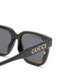 Detail View - Click To Enlarge - GUCCI - Logo Acetate Wayfarer Sunglasses