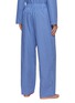 Back View - Click To Enlarge - TEKLA - Medium Organic Cotton Poplin Pyjamas Pants — Boro Stripes