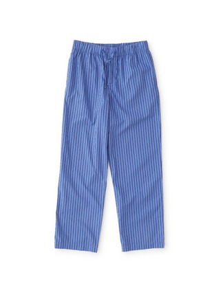 Main View - Click To Enlarge - TEKLA - Medium Organic Cotton Poplin Pyjamas Pants — Boro Stripes