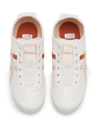 Detail View - Click To Enlarge - ONITSUKA TIGER - ‘MEXICO 66’ LOW TOP SLIP-ON CANVAS SNEAKERS