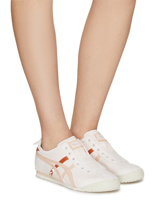 Figure View - Click To Enlarge - ONITSUKA TIGER - ‘MEXICO 66’ LOW TOP SLIP-ON CANVAS SNEAKERS