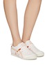 Figure View - Click To Enlarge - ONITSUKA TIGER - ‘MEXICO 66’ LOW TOP SLIP-ON CANVAS SNEAKERS
