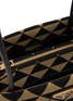 Detail View - Click To Enlarge - PRADA - ‘Symbole’ Small Triangle Jacquard Shoulder Bag