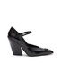 Main View - Click To Enlarge - PRADA - ‘MODELLERIE’ LEATHER MARY JANE PUMPS