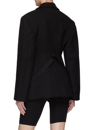 Back View - Click To Enlarge - JACQUEMUS - ZIP FRONT BLAZER JACKET