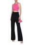 Figure View - Click To Enlarge - JACQUEMUS - Creased High Waist Wide Leg Pants