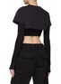 Back View - Click To Enlarge - JACQUEMUS - CROPPED LAYERED T-SHIRT