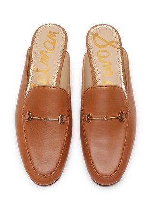 Detail View - Click To Enlarge - SAM EDELMAN - ‘Linnie’ Horsebit Leather Slip-On Loafers