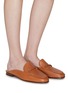 Figure View - Click To Enlarge - SAM EDELMAN - ‘Linnie’ Horsebit Leather Slip-On Loafers