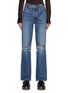 Main View - Click To Enlarge - RE/DONE - 90S HIGH RISE LOOSE DESTROYED KNEE JEANS