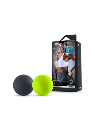 Main View - Click To Enlarge - PTP - MASSAGE BALL SET OF 2 — BLACK/LIME