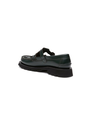  - HEREU - ‘SOLLER SPORT’ FLAT WOVEN LEATHER LOAFERS