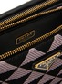 Detail View - Click To Enlarge - PRADA - ‘Symbole’ Triangle Jacquard Duo Mini Bag