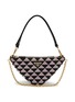 Main View - Click To Enlarge - PRADA - ‘Symbole’ Triangle Jacquard Duo Mini Bag