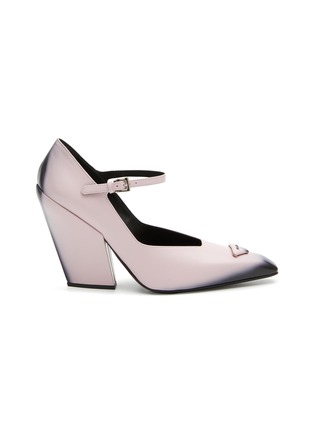 Main View - Click To Enlarge - PRADA - ‘MODELLERIE’ OMBRE LEATHER MARY JANE PUMPS