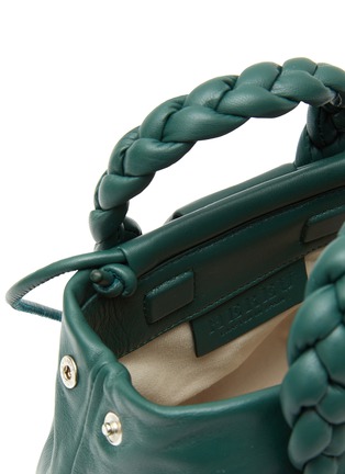 Detail View - Click To Enlarge - HEREU - ‘BOMBON’ BRAIDED HANDLE LEATHER CROSSBODY BAG