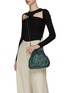 Figure View - Click To Enlarge - HEREU - ‘BOMBON’ BRAIDED HANDLE LEATHER CROSSBODY BAG