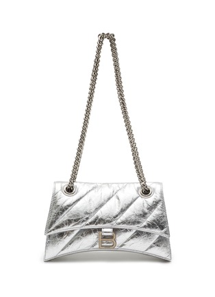 Main View - Click To Enlarge - BALENCIAGA - ‘CRUSH’ QUILTED CHAIN BAG