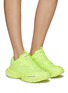 Figure View - Click To Enlarge - BALENCIAGA - ‘Track.3’ Chunky Sole Mesh Low Top Sneakers