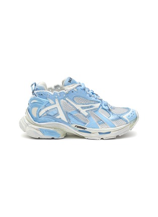 Main View - Click To Enlarge - BALENCIAGA - ‘Runner’ Chunky Sole Bicoloured Mesh Low Top Sneakers