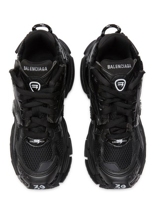 Detail View - Click To Enlarge - BALENCIAGA - ‘Runner’ Chunky Sole Mesh Low Top Sneakers