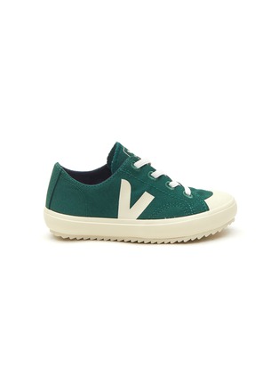 Main View - Click To Enlarge - VEJA - ‘Flip’ Canvas Elastic Lace Toddler Sneakers