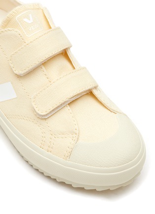 Detail View - Click To Enlarge - VEJA - ‘Ollie’ Double Velcro Strap Canvas Low-Top Kids Sneakers