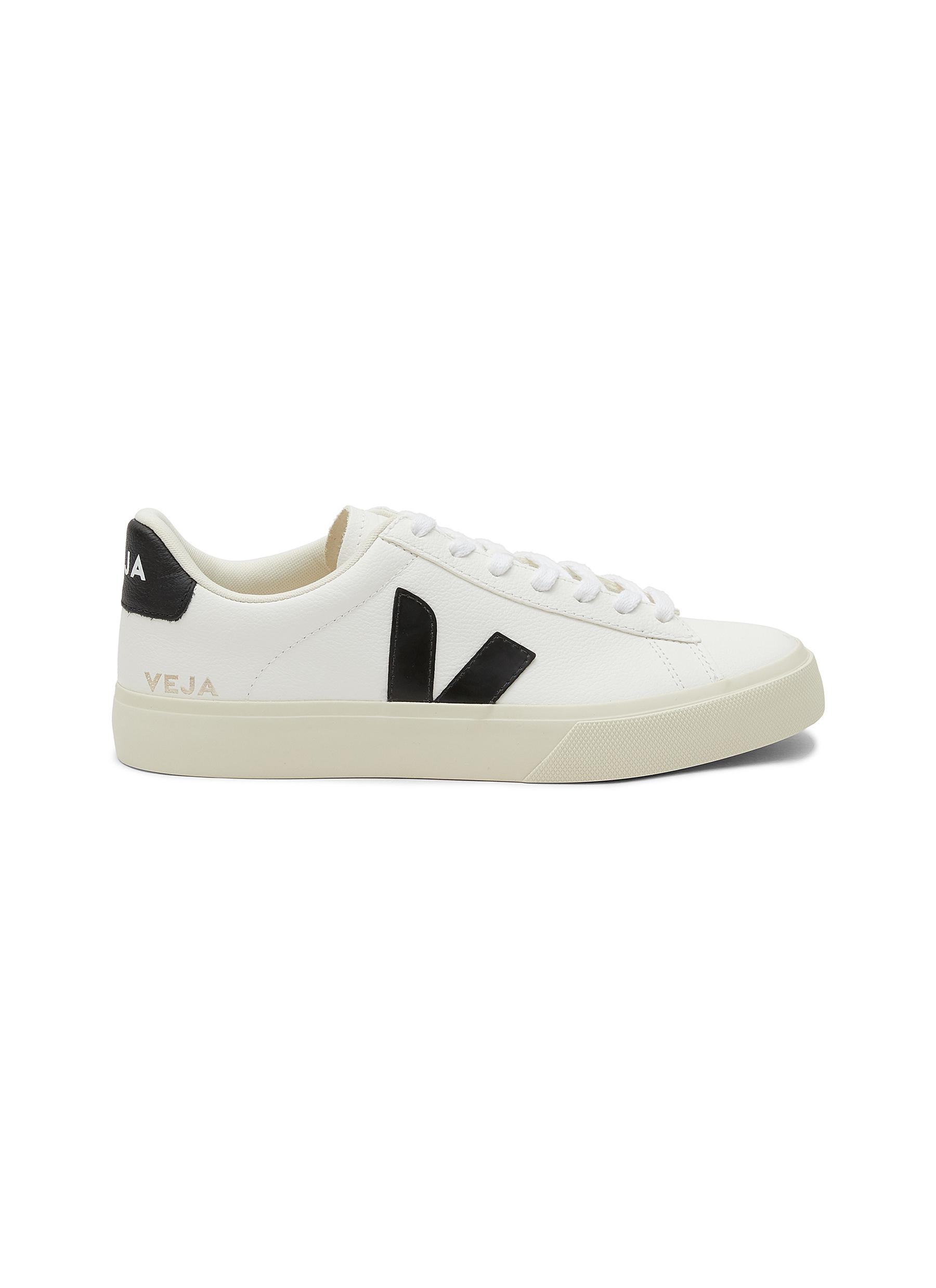 ‘CAMPO' LOGO APPLIQUÉ CHROMEFREE LEATHER SNEAKERS