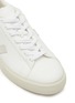 Detail View - Click To Enlarge - VEJA - ‘CAMPO’ LOGO APPLIQUÉ CHROMEFREE LEATHER SNEAKERS