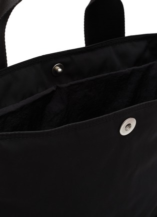 Detail View - Click To Enlarge - BOTTEGA VENETA - LOGO JACQUARD STRAP SNAP BUTTON CLOSURE TOTE BAG