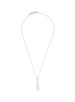 MISSOMA - ‘KNOT’ PEARL STERLING SILVER DROP NECKLACE